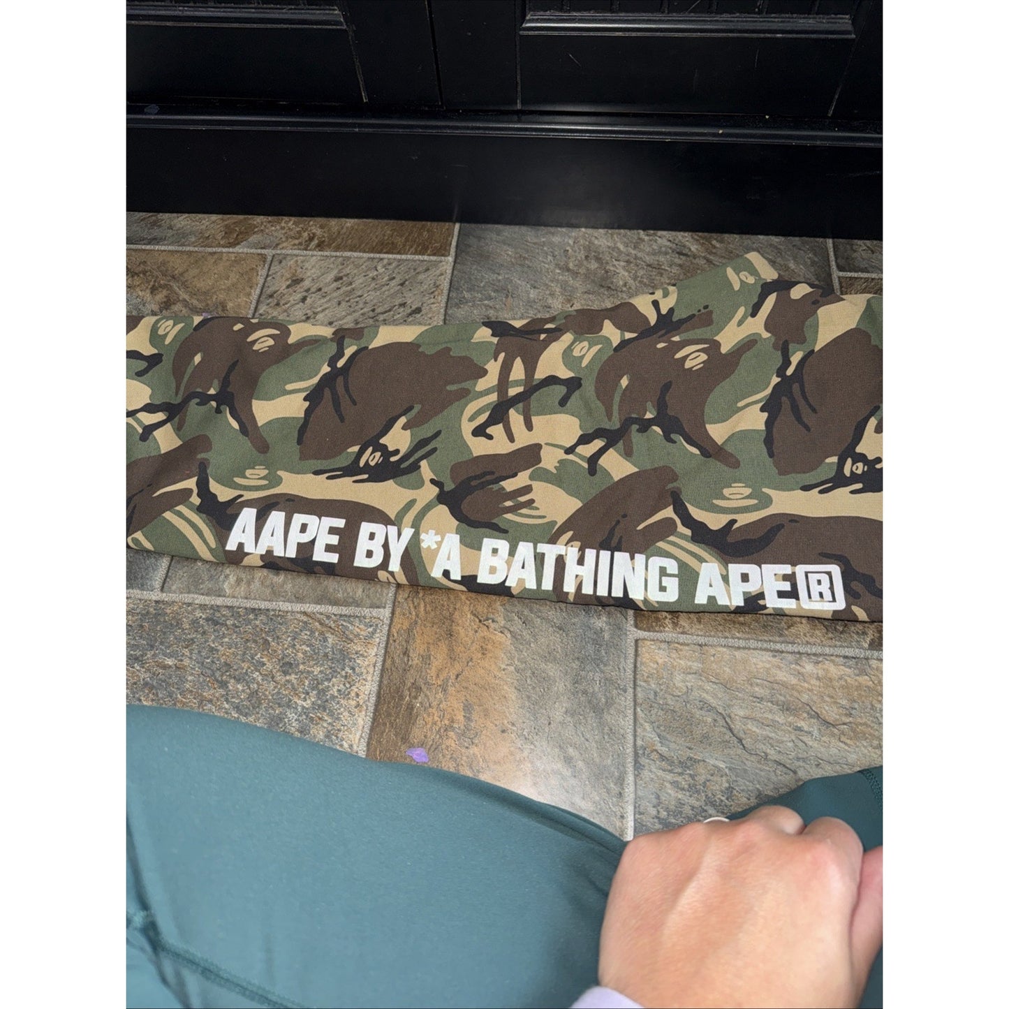 AAPE by A Bathing Ape Camo Sweatpants Joggers Adult Size M Streetwear - RARE