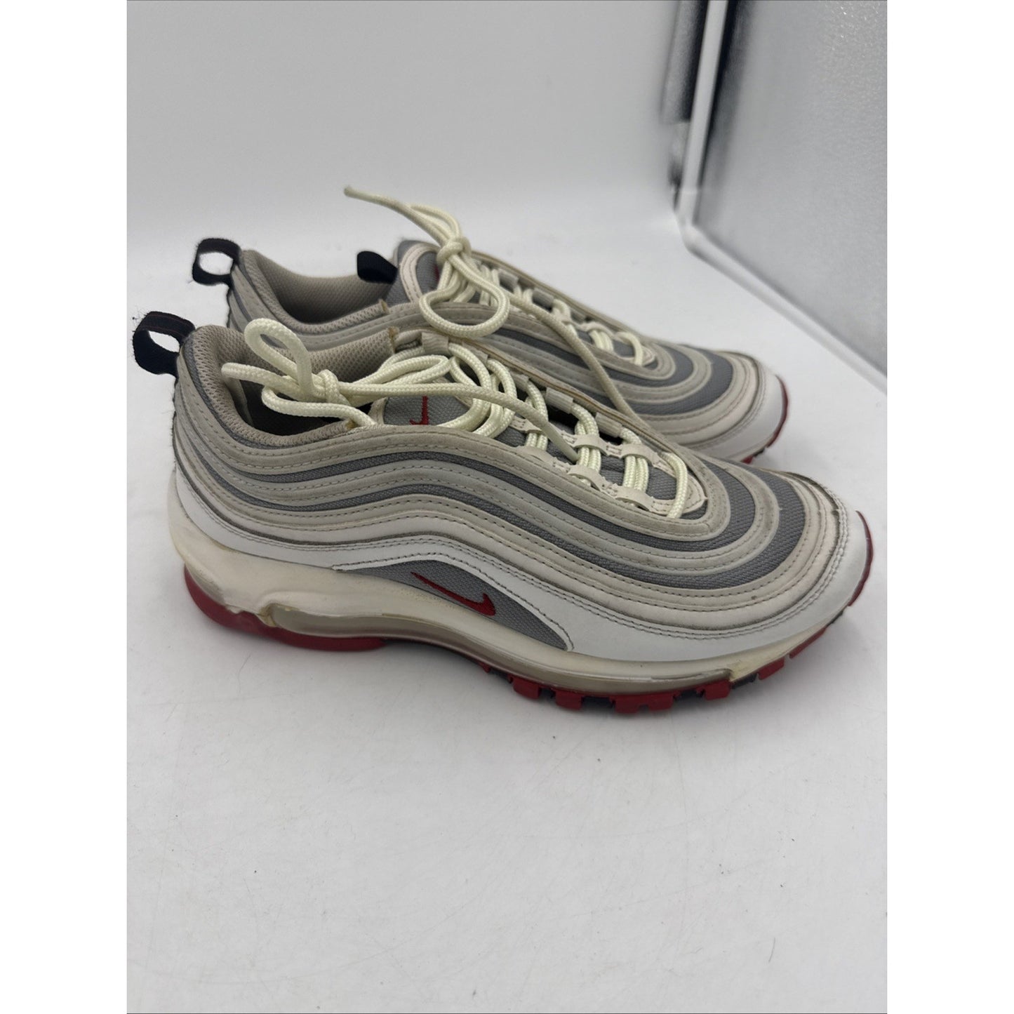 Size 5 (GS) - Nike Air Max 97 Low White Bullet