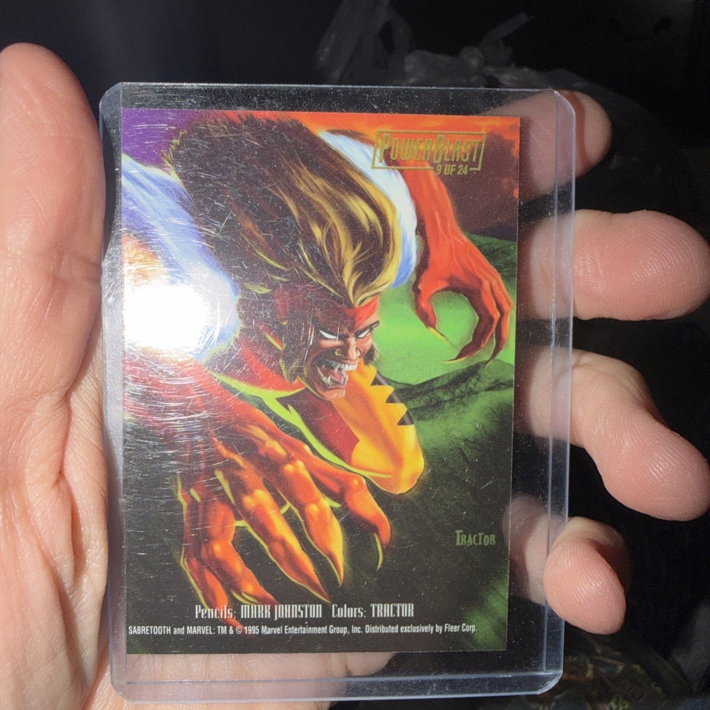 '95 And 94 Fleer Marvel Comics Trading Card Lot Of 6