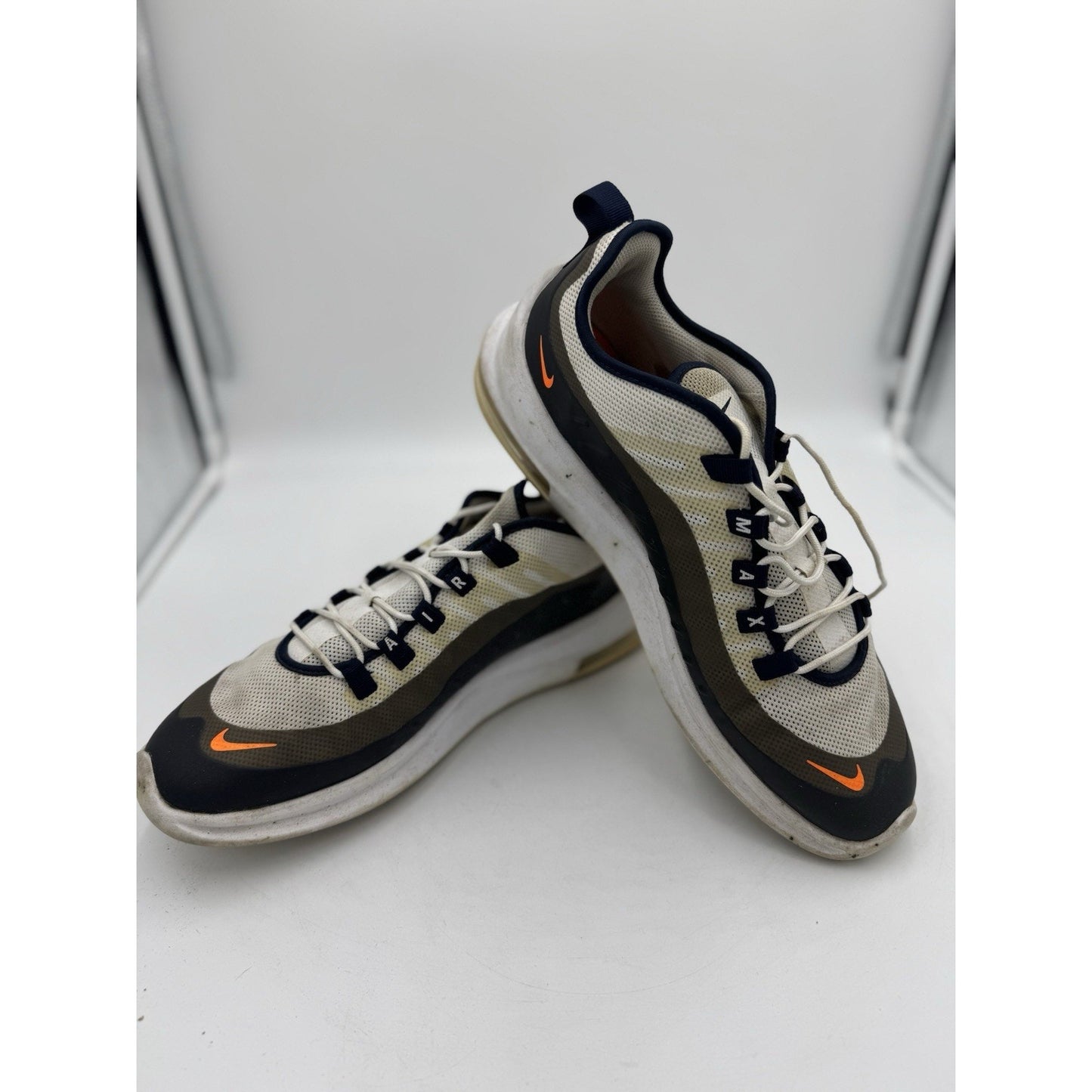 Size 12 - Nike Air Max Axis White Obsidian Orange