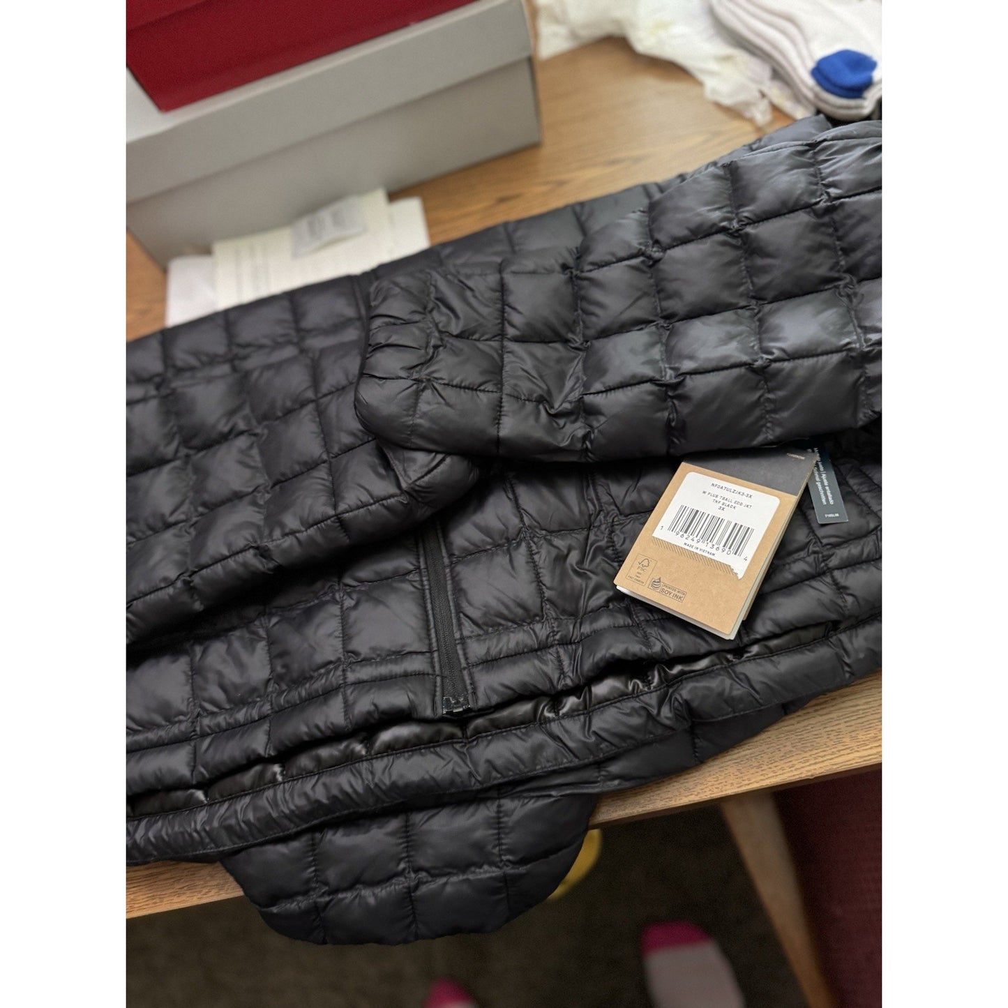 The North Face Thermoball Eco Puffer Quilted Jacket Womens Plus Size 3X