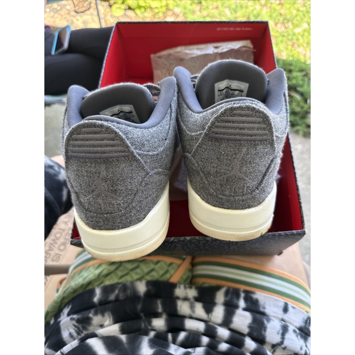 Size 9.5 mens Jordan 3 Retro WOOL