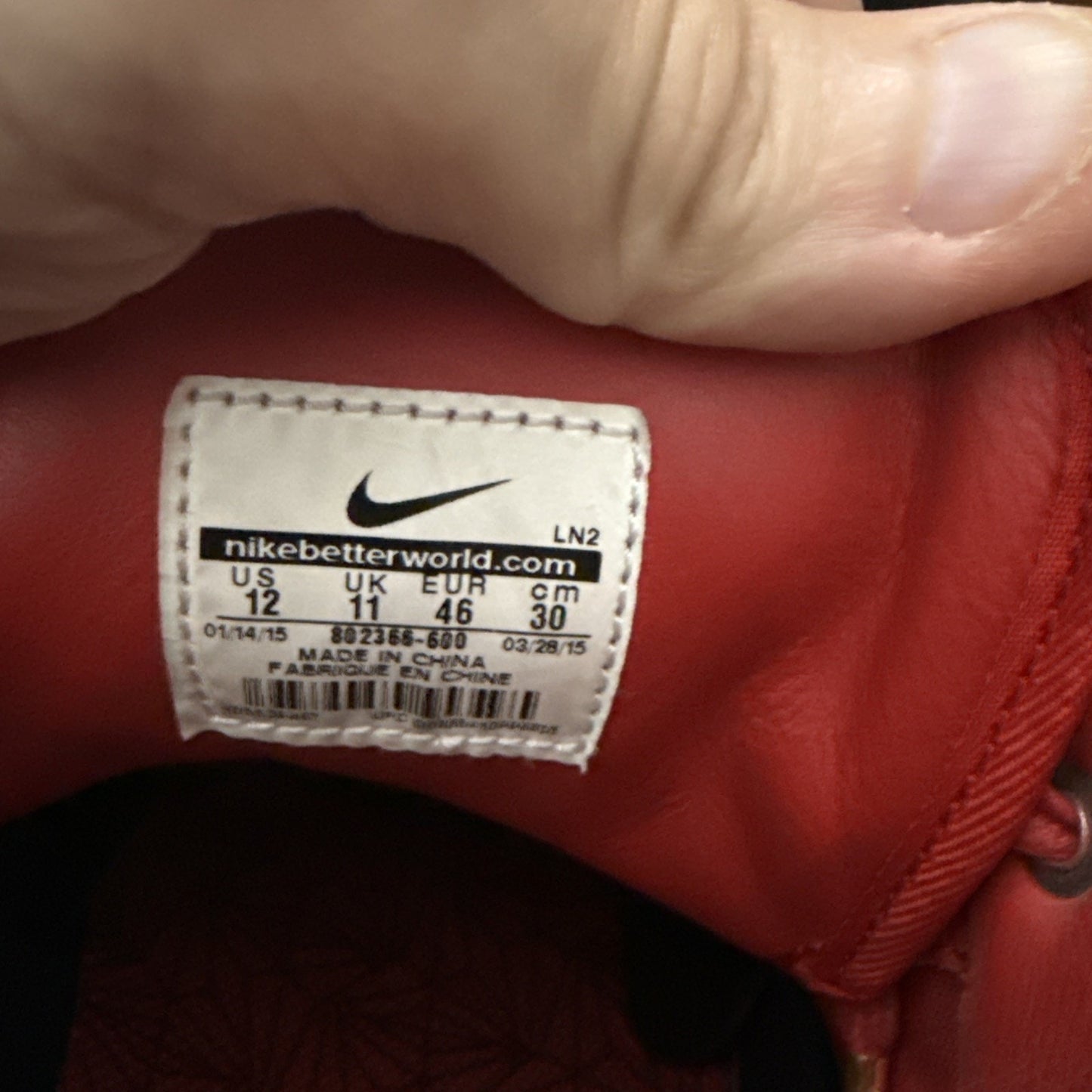 Size 12 - Nike Kobe 10 EXT Mid University Red