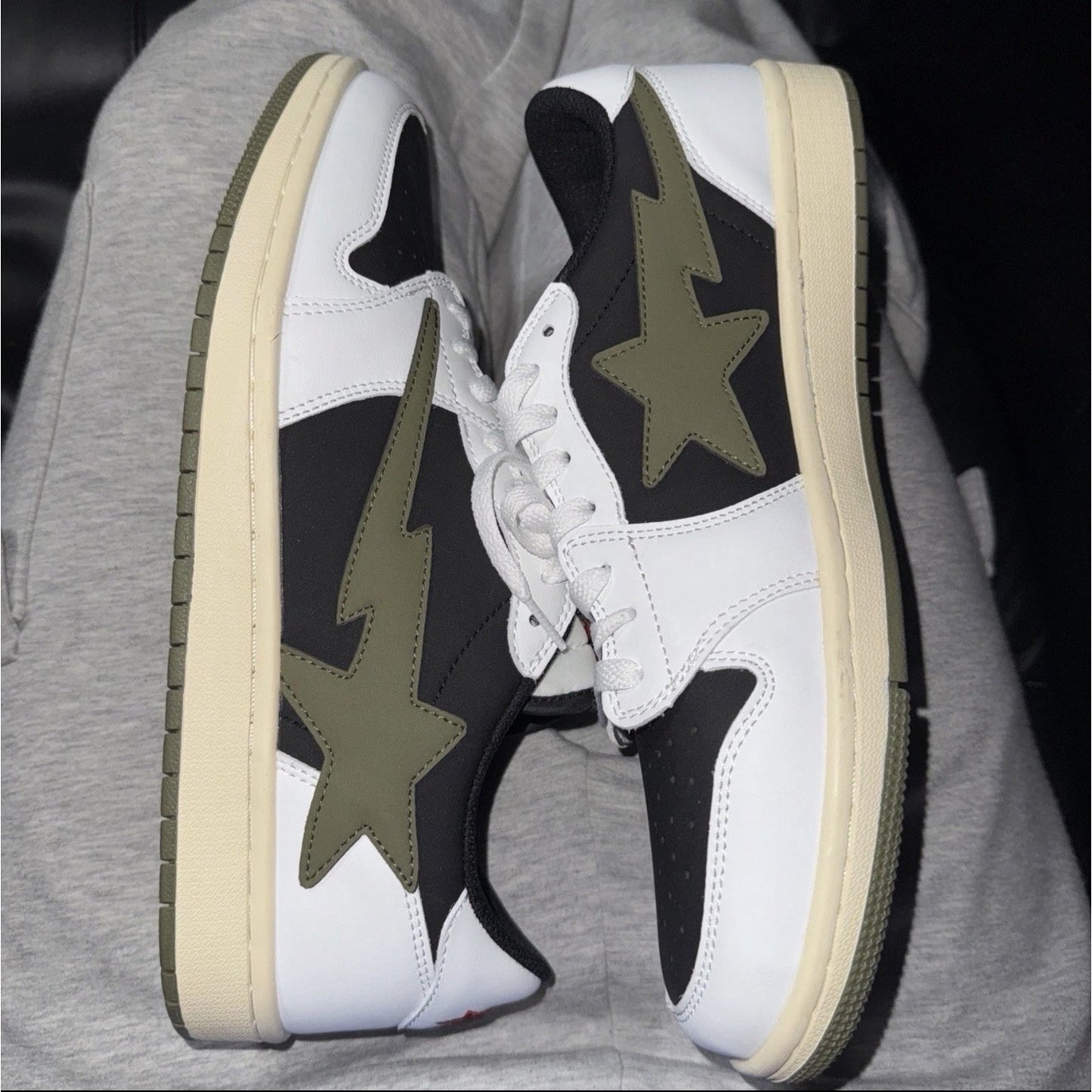 Size 12 Indigo Studios Bape Sta Custom Collection Shoes