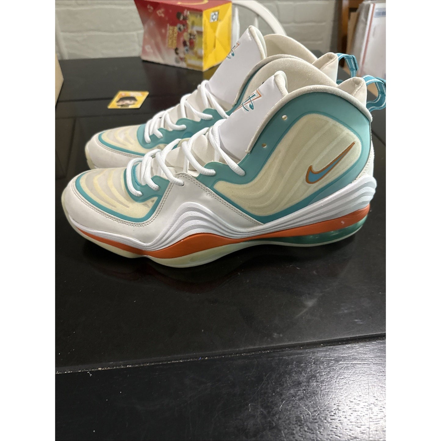 Size 13 - Nike Air Penny 5 Miami Dolphins