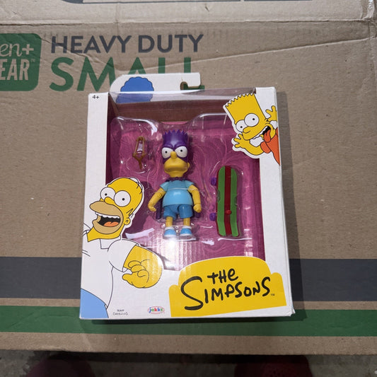 Brand New Sealed The Simpsons Bartman 3.5 Inch figure with loose 2.5in Homer