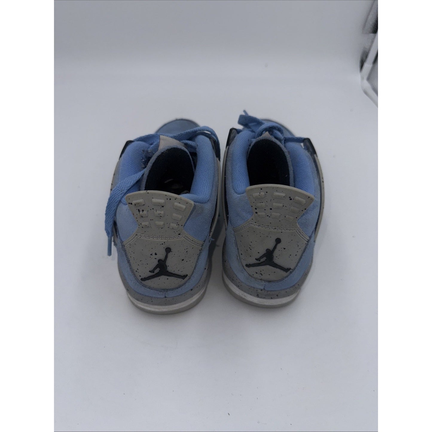 Size 5 - Jordan 4 Retro Black Tech Grey University Blue White 2021