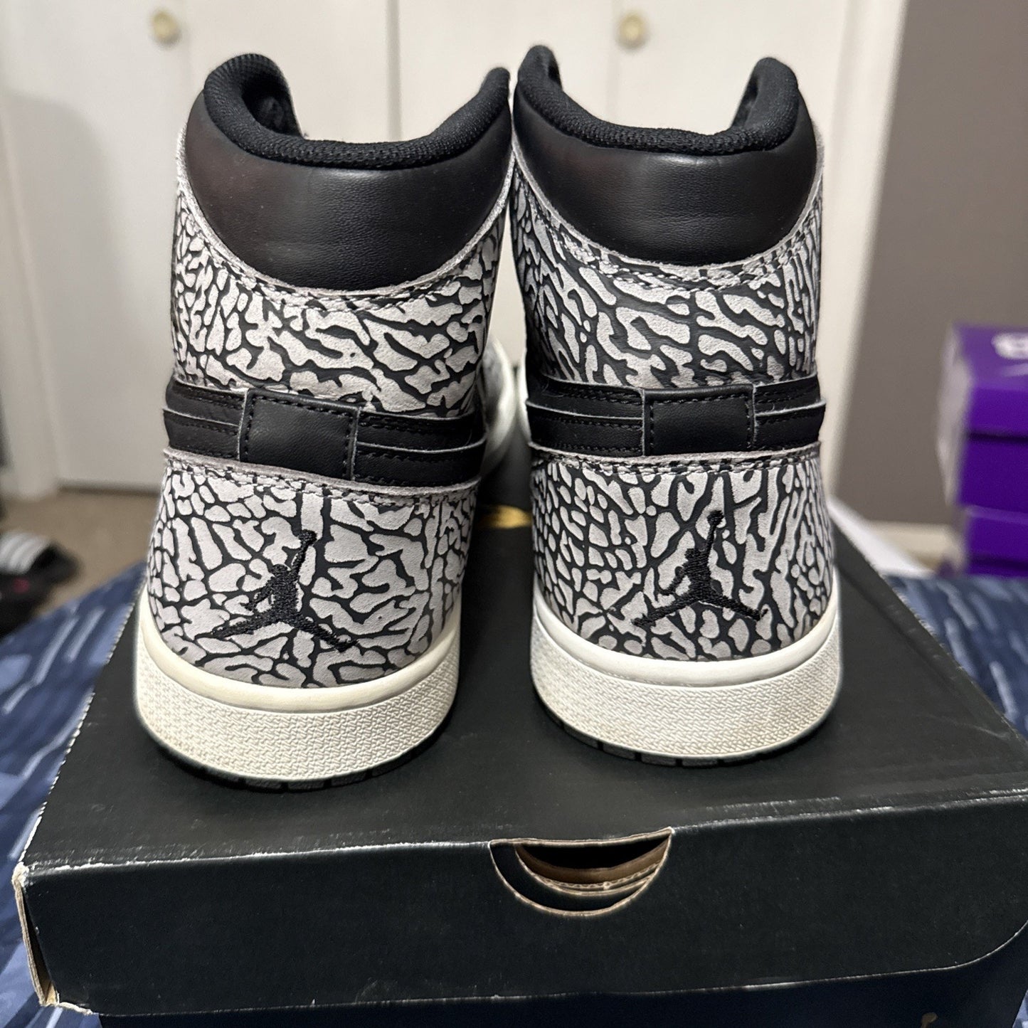 Size 11.5 - Air Jordan 1 Retro High Black Un-Supreme