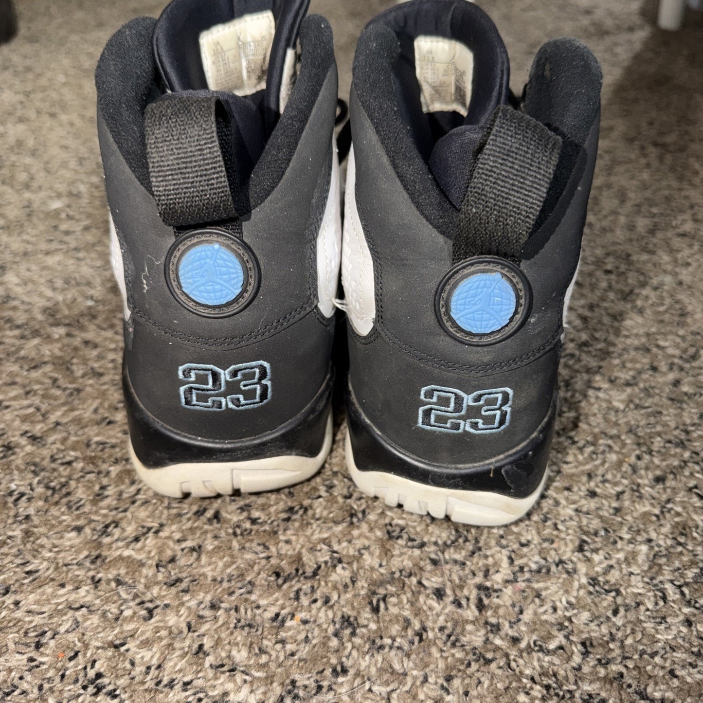 Size 10.5 - Jordan 9 Retro University Blue 2020