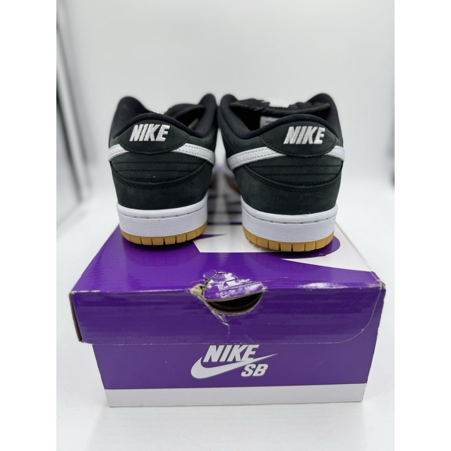 Size 8 - Nike Dunk Low SB Black Gum