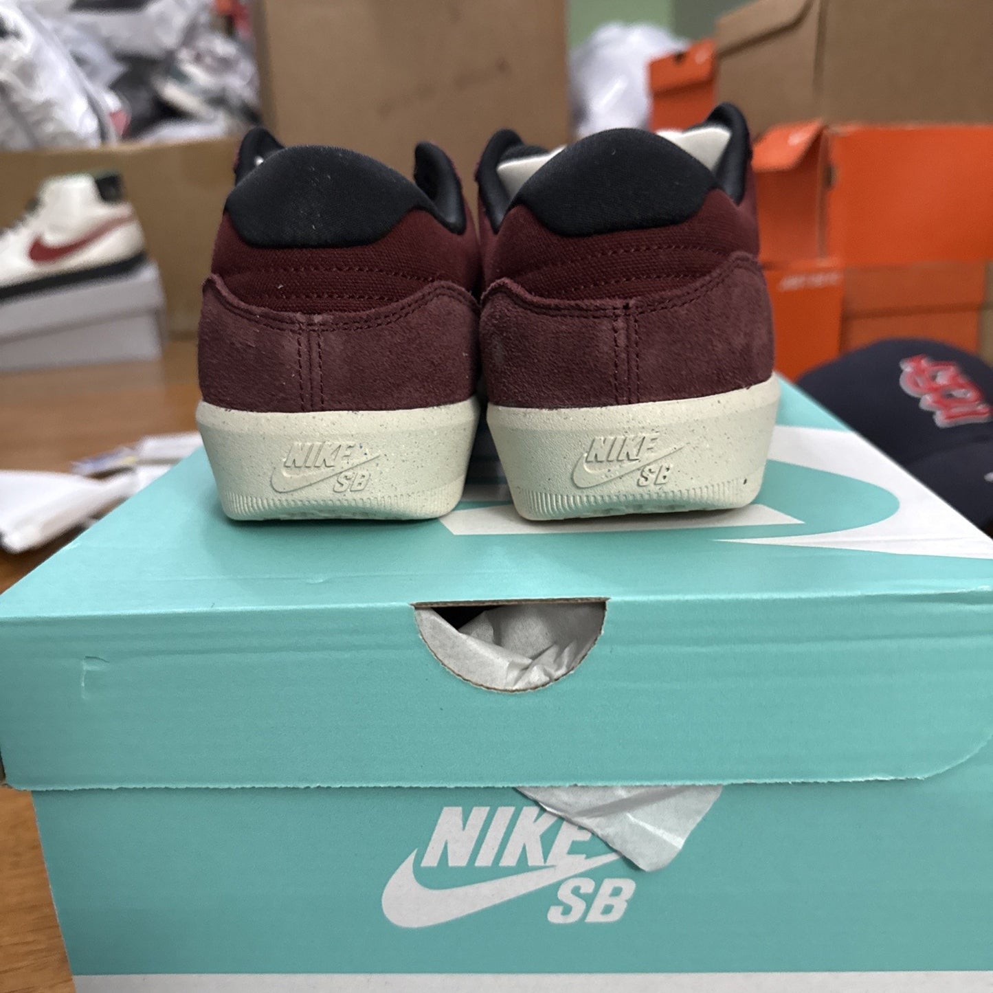 Size 10 - Nike Force 58 SB Dark Team Red BS367