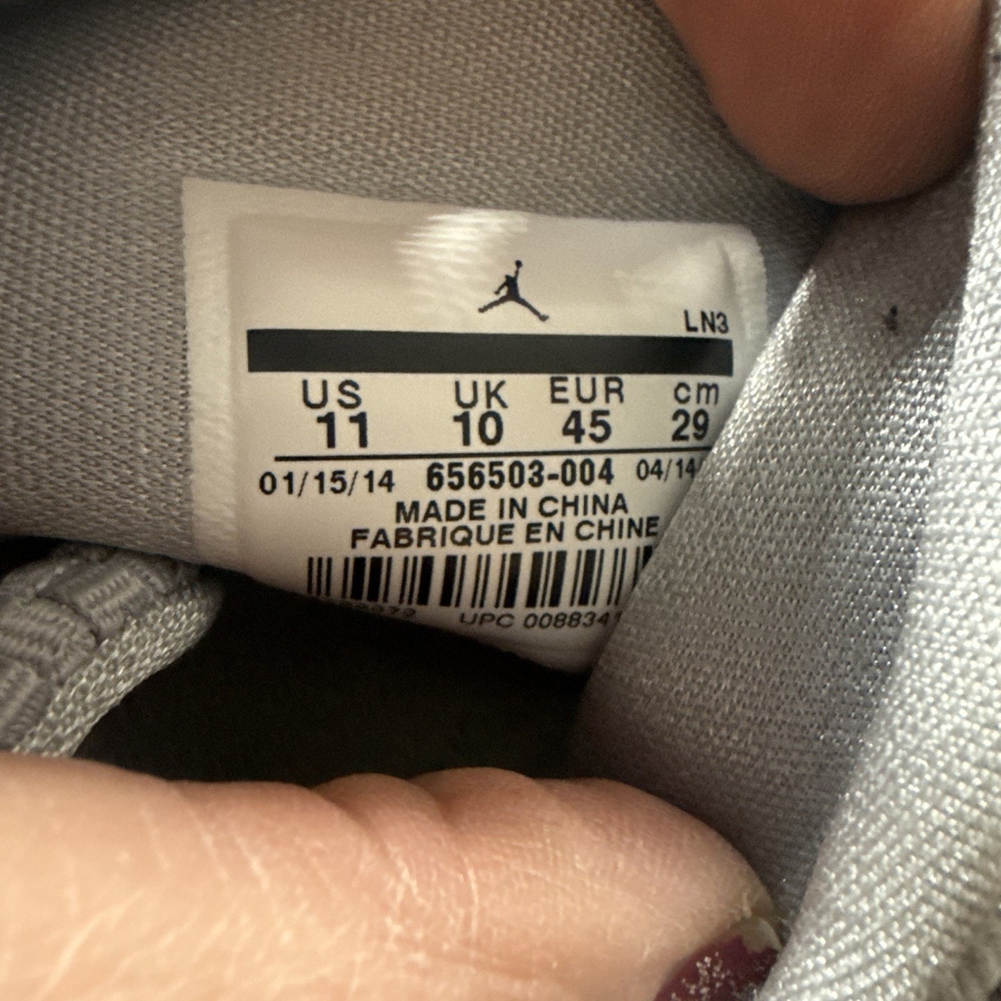 Size 11 - Air Jordan Future Wolf Grey