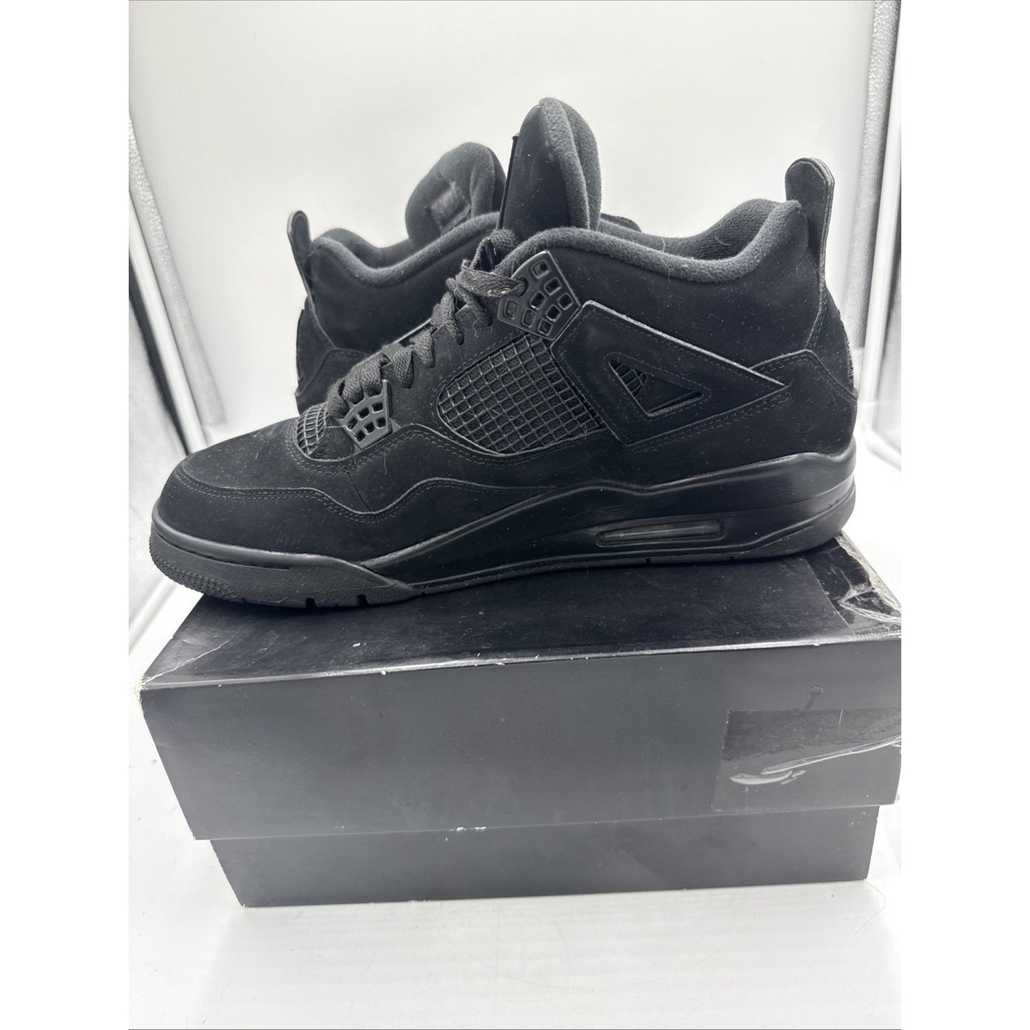 Size 12 - Jordan 4 Retro Mid Black Cat