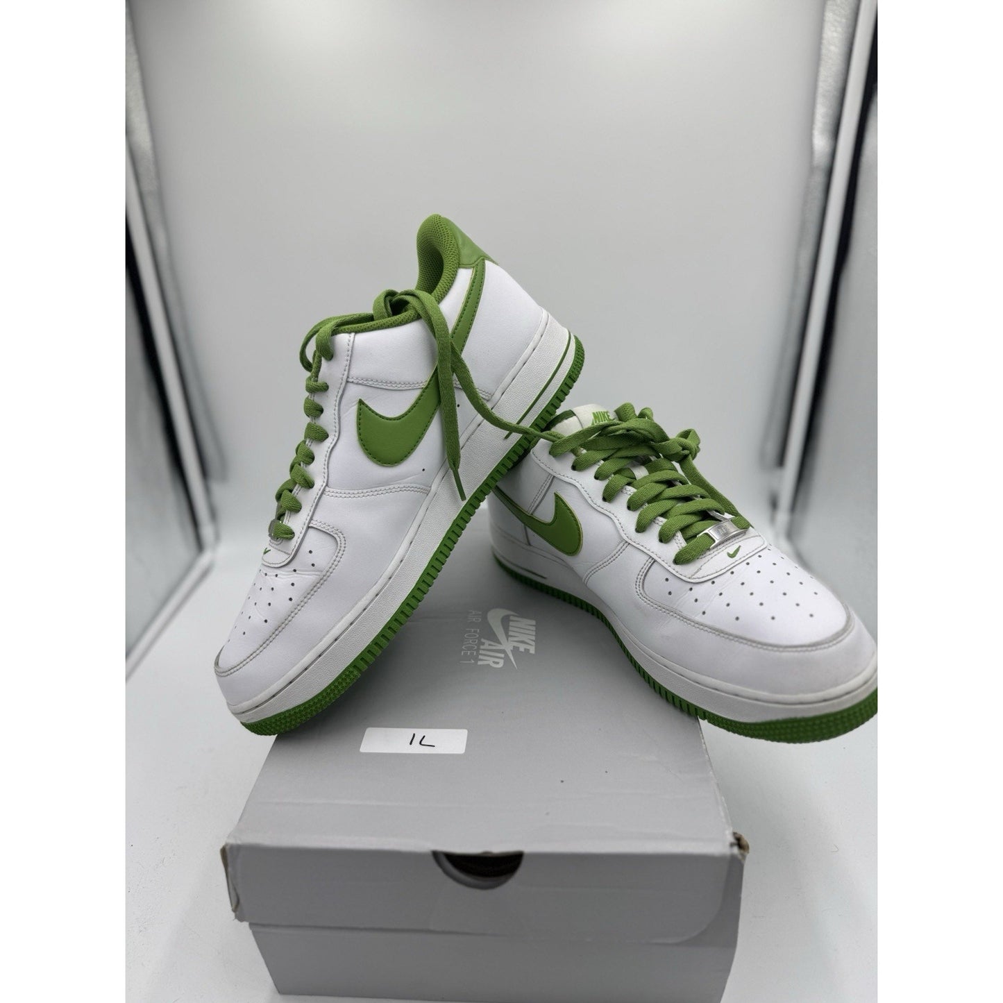 Size 11.5 - Nike Air Force 1 '07 White Chlorophyll
