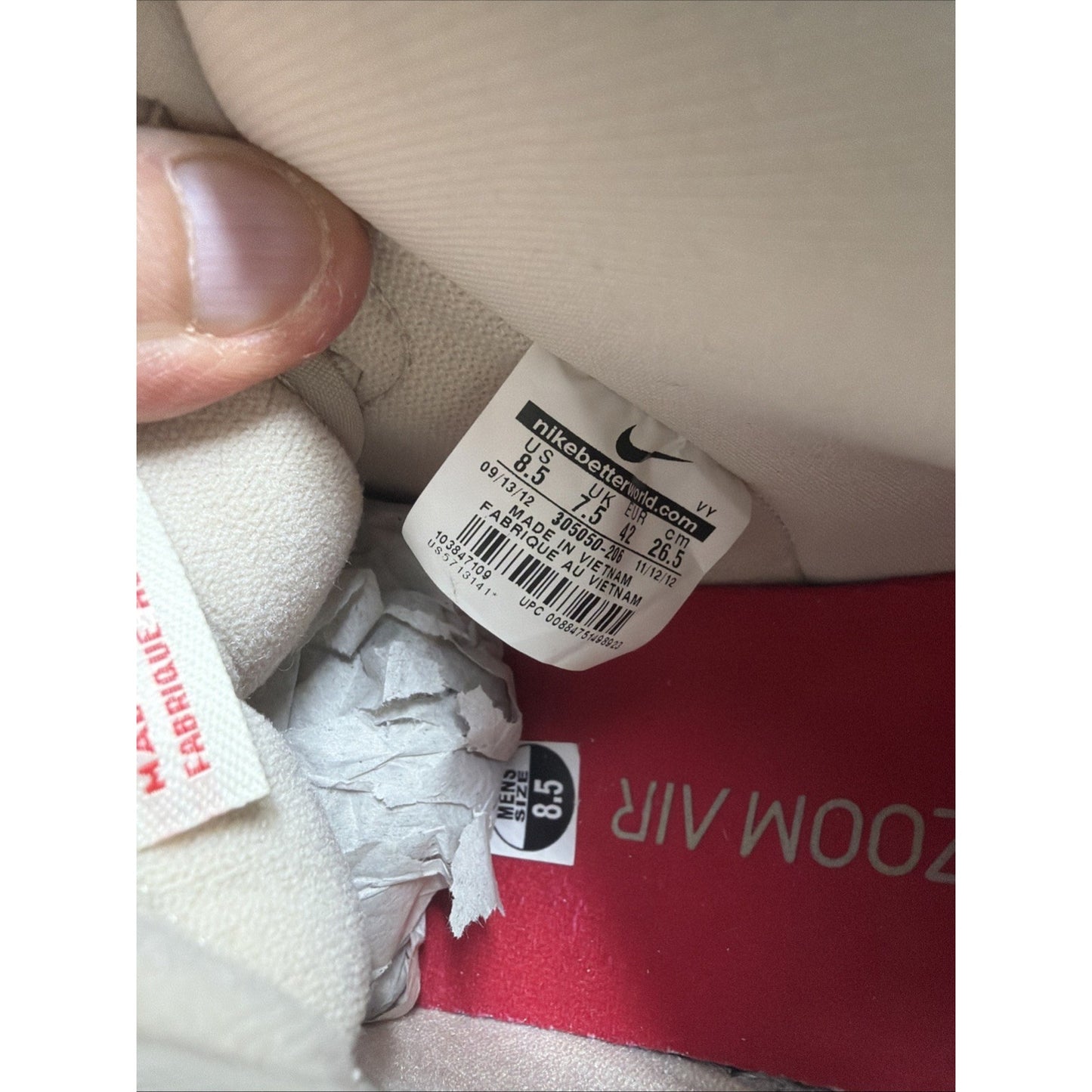 Size 8.5 - Nike Dunk Pro SB High Birch Hyper Red