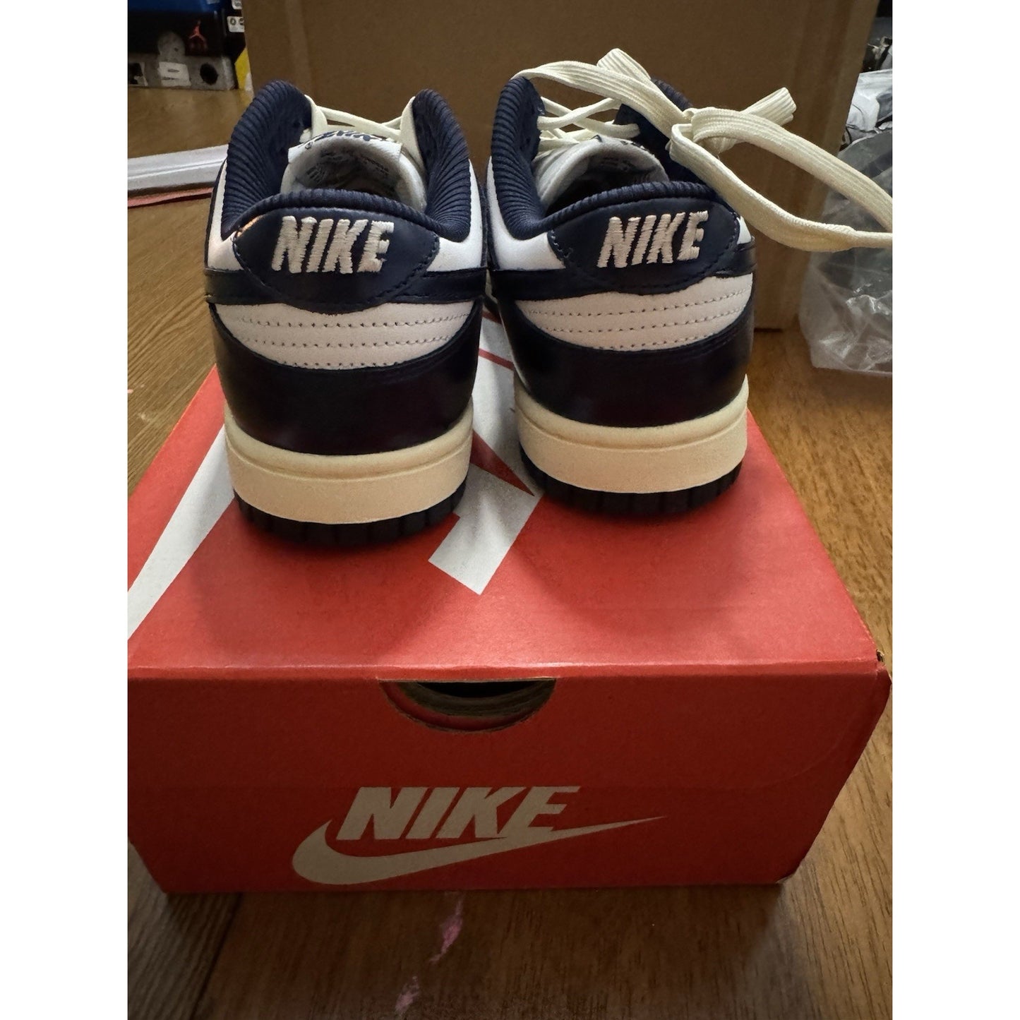 Size 8 - Nike Dunk Premium Low Vintage Navy W BS322