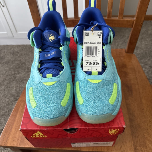 Size 7.5 - adidas D.O.N. Issue #3 Pulse Aqua BS035