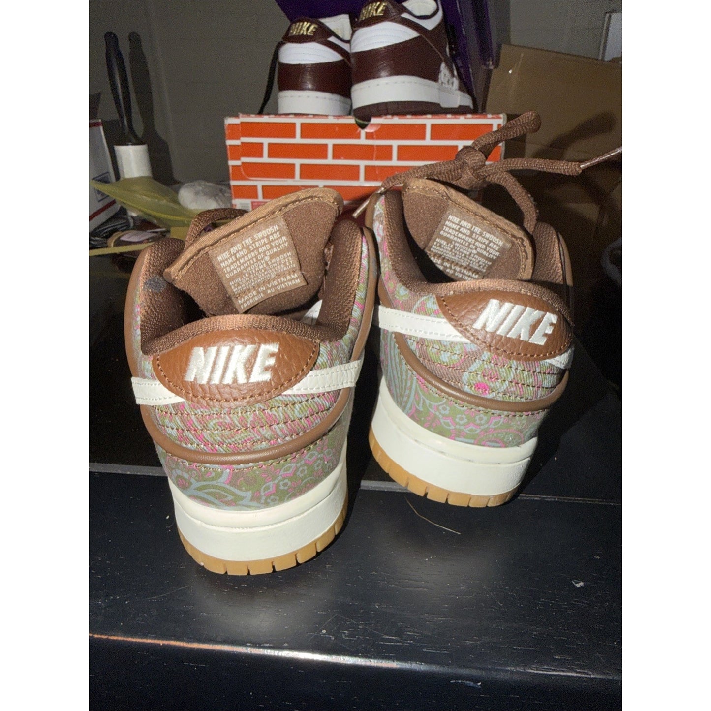 Size 4 - Nike SB Dunk Low Pro Paisley Brown
