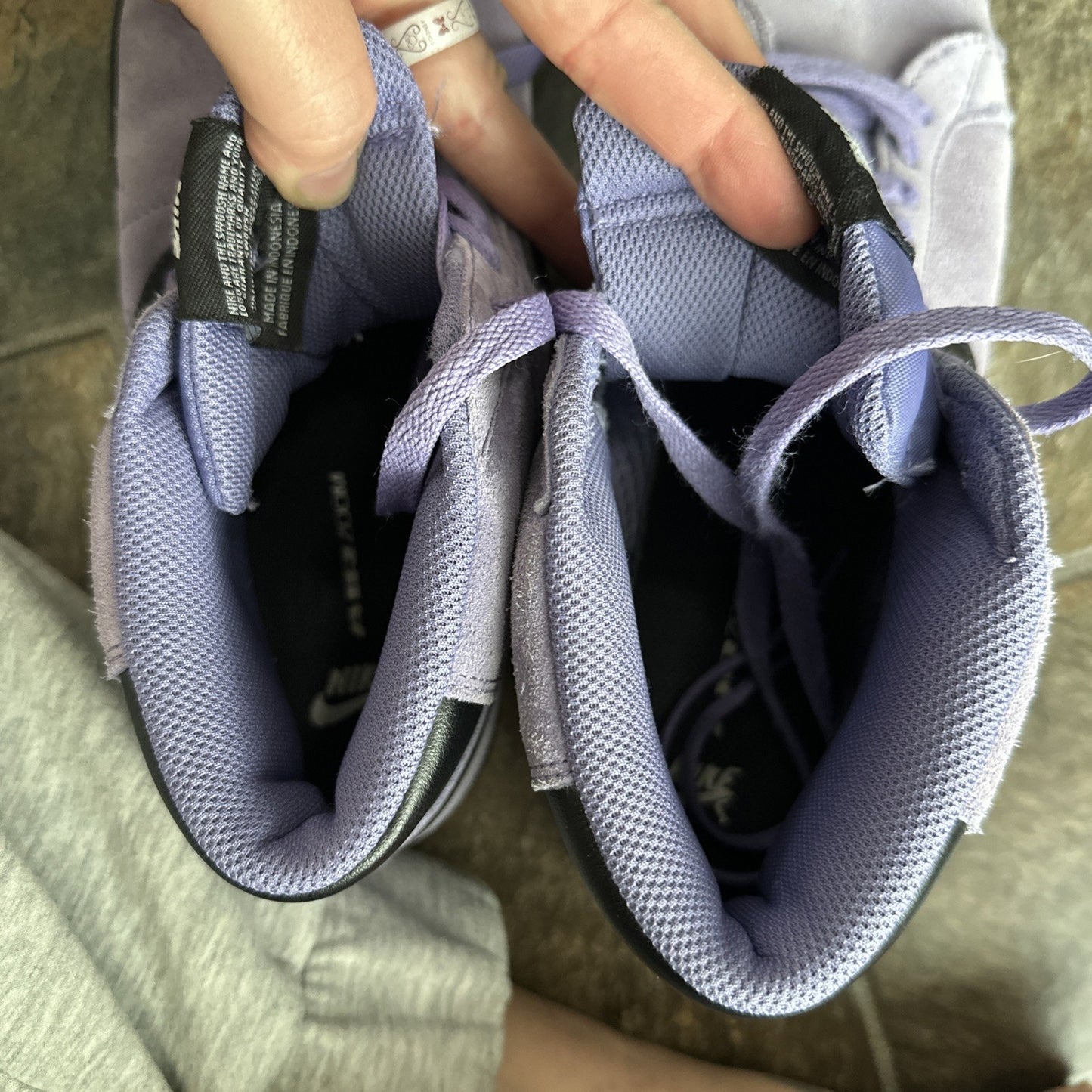 Size 11 - Nike Zoom Blazer SB Mid Dusty Amethyst Black