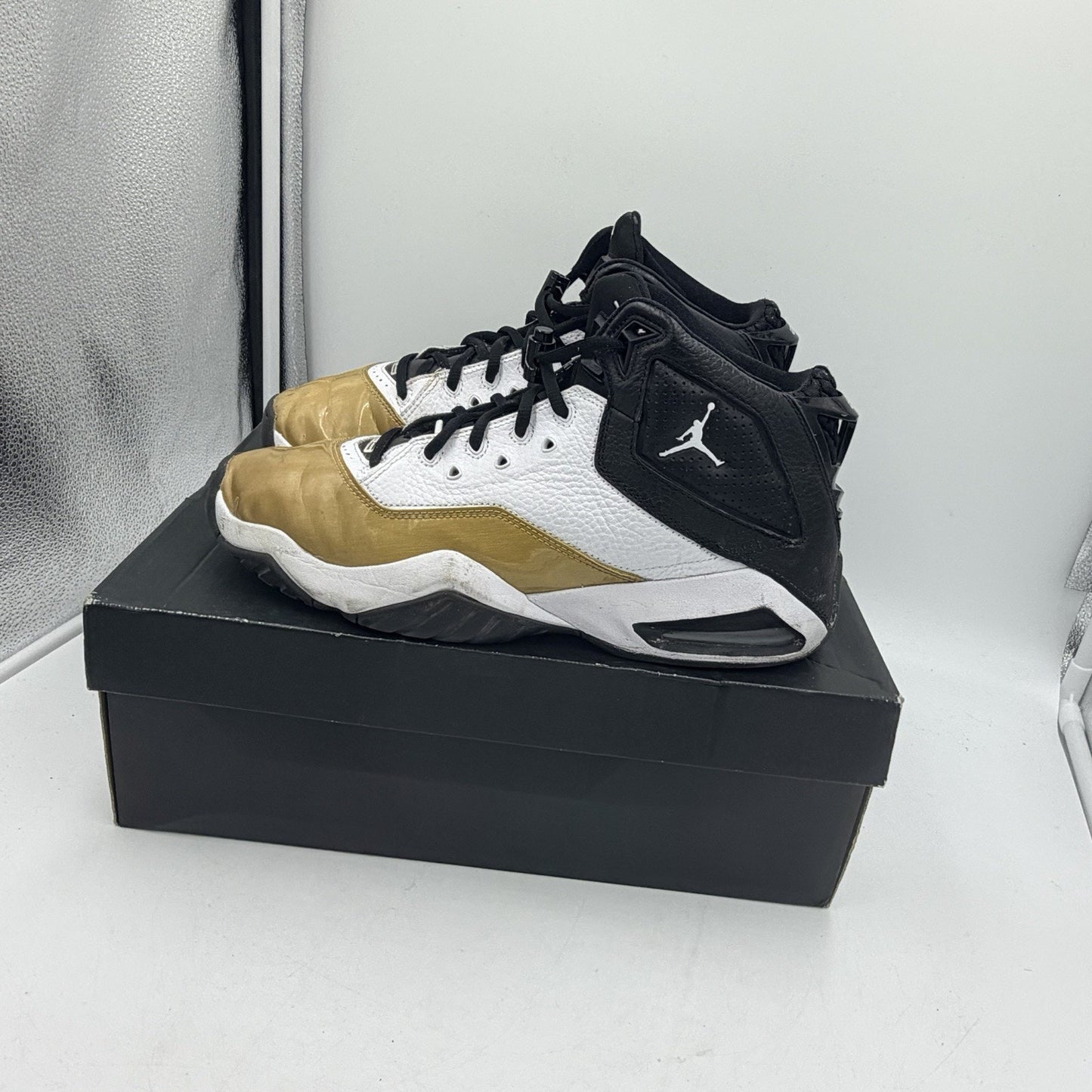Size 10.5 - Air Jordan B'Loyal White Black Gold