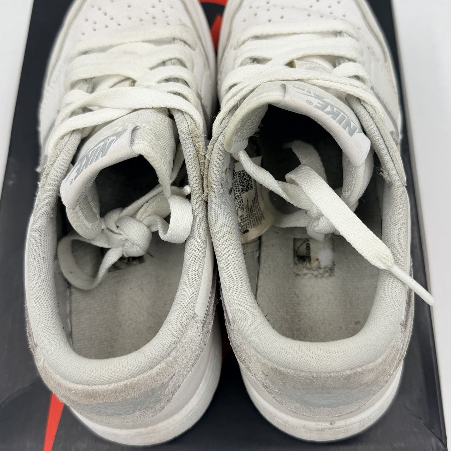 Size 4.5 (GS) - Jordan 1 Retro OG 2021 Mid Neutral Greyi
