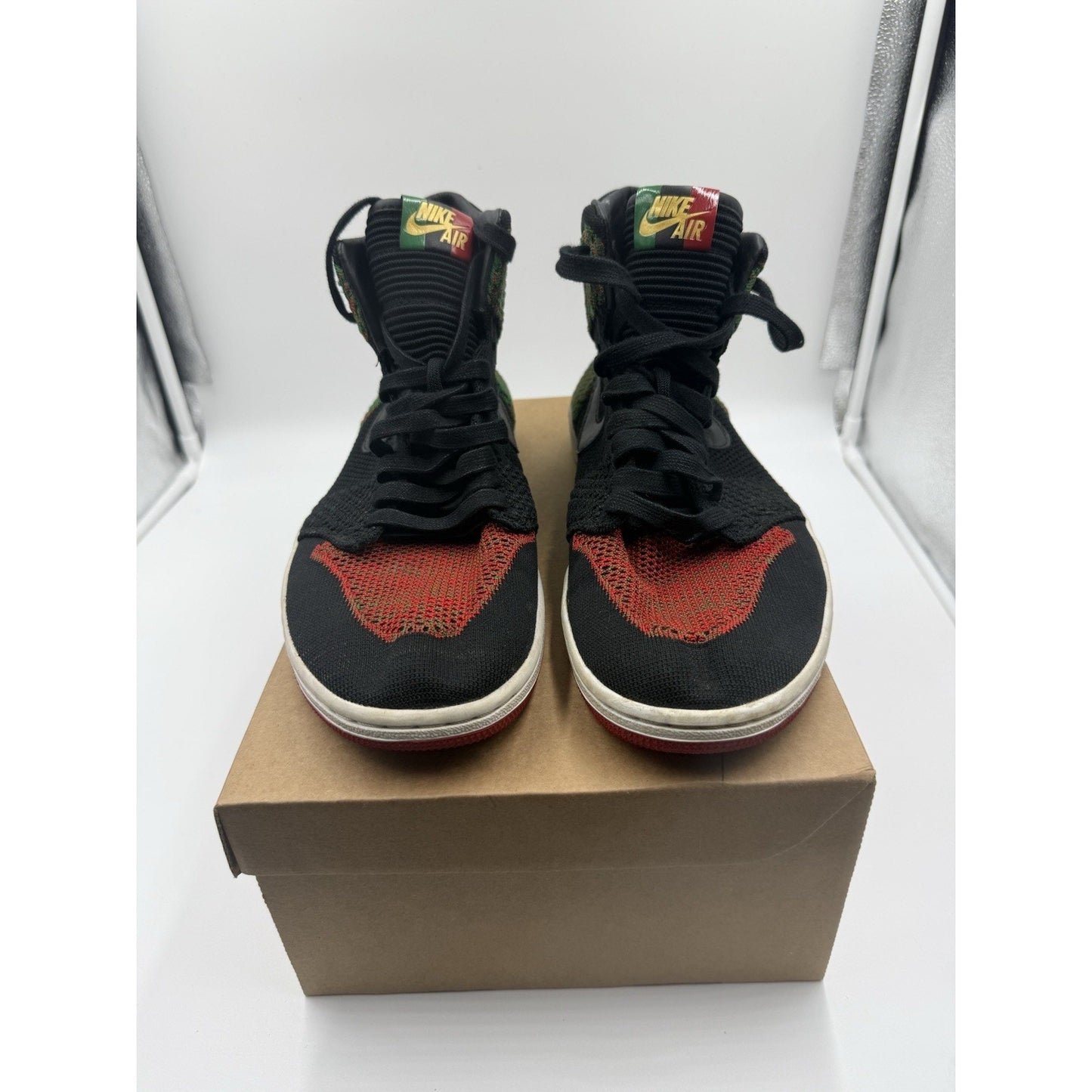 Size 11 - Air Jordan 1 Retro Flyknit High Black History Month
