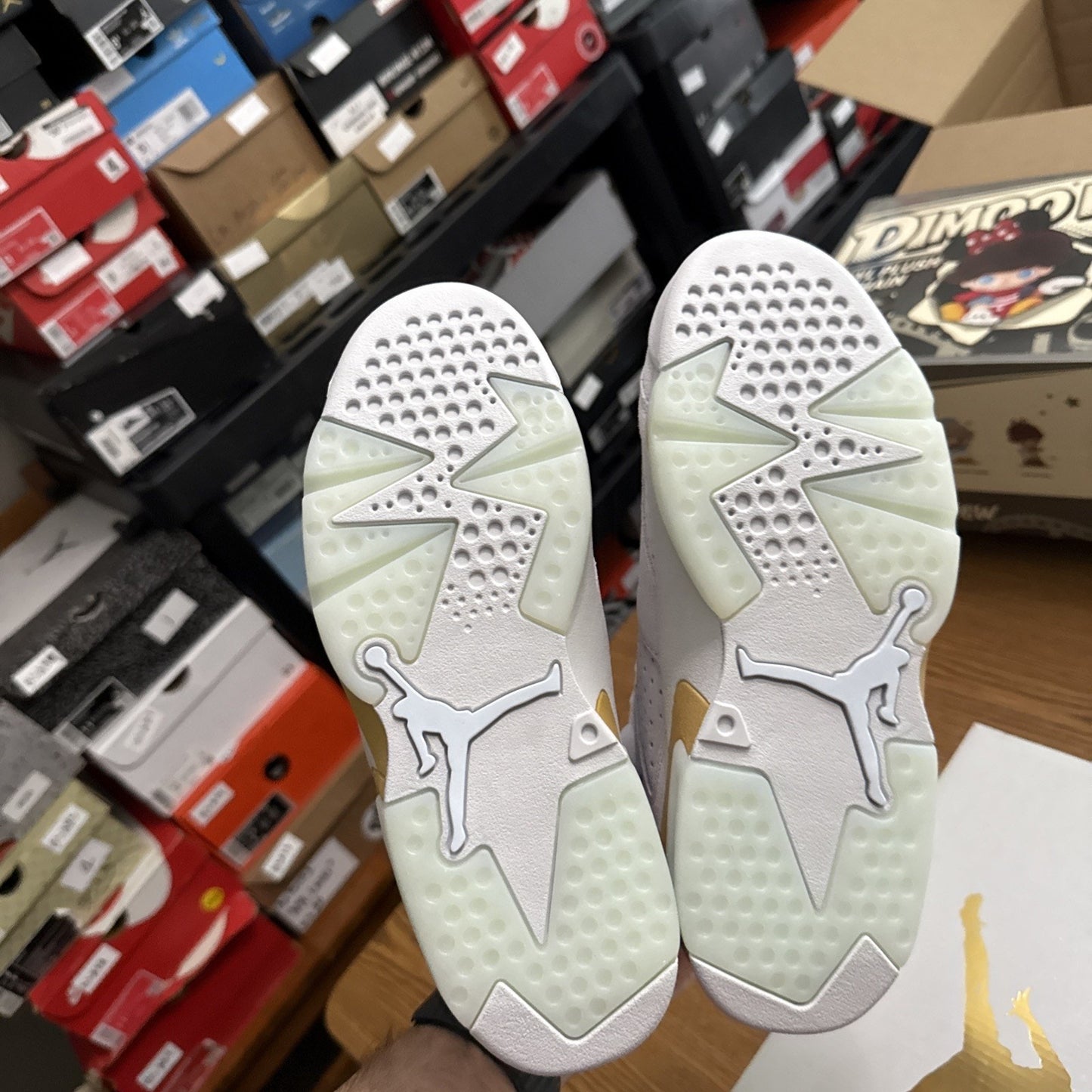 Size 8 [DQ4914-074] Womens Air Jordan RETRO 6 CRAFT 'PARIS OLYMPICS PEARL