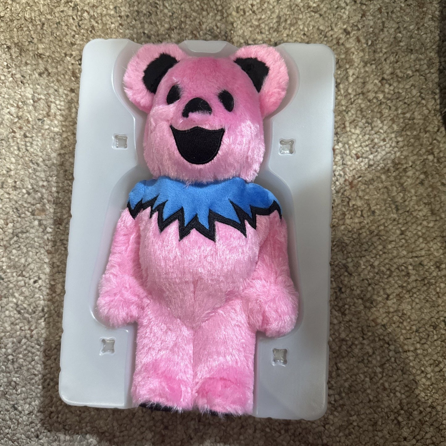 MEDICOM TOY BE@RBRICK GRATEFUL DEAD DANCING BEARS COSTUME Ver. PINK 400％