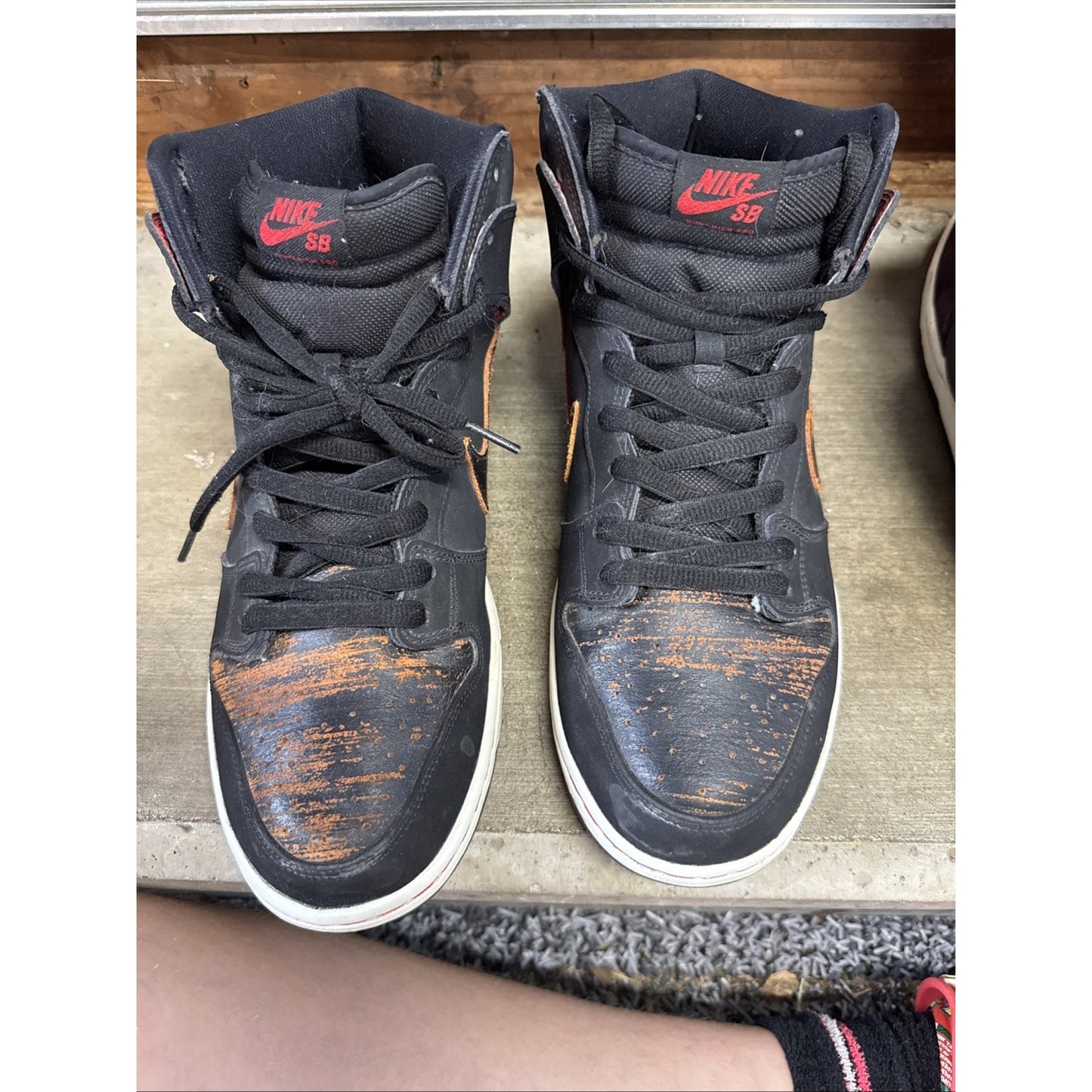 Nike Sb Dunk High Distressed 2015 Size 11.5 Nike Dunk Low High Mid