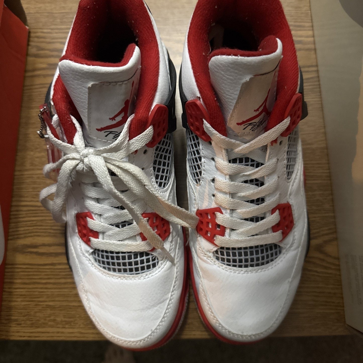Size 7 - Jordan 4 Retro Mid Red Cement