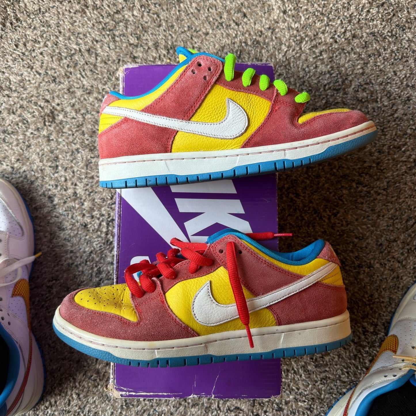 Size 7.5 - Nike SB Dunk Low Pro Bart Simpson - Pre-Owned
