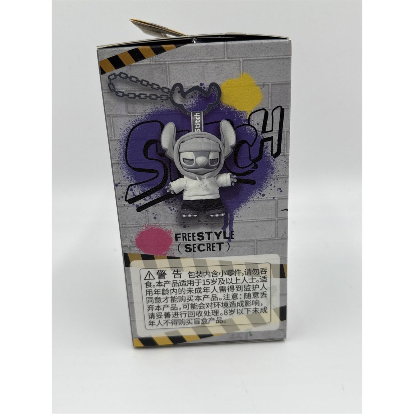 Authentic Miniso Stitch Gen Z Street Series Vinyl Plush Pendant Disney Blind Box