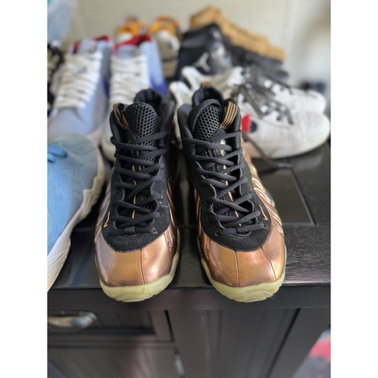 Size 5.5 (GS) - Nike Little Posite One Mid Copper NBS159