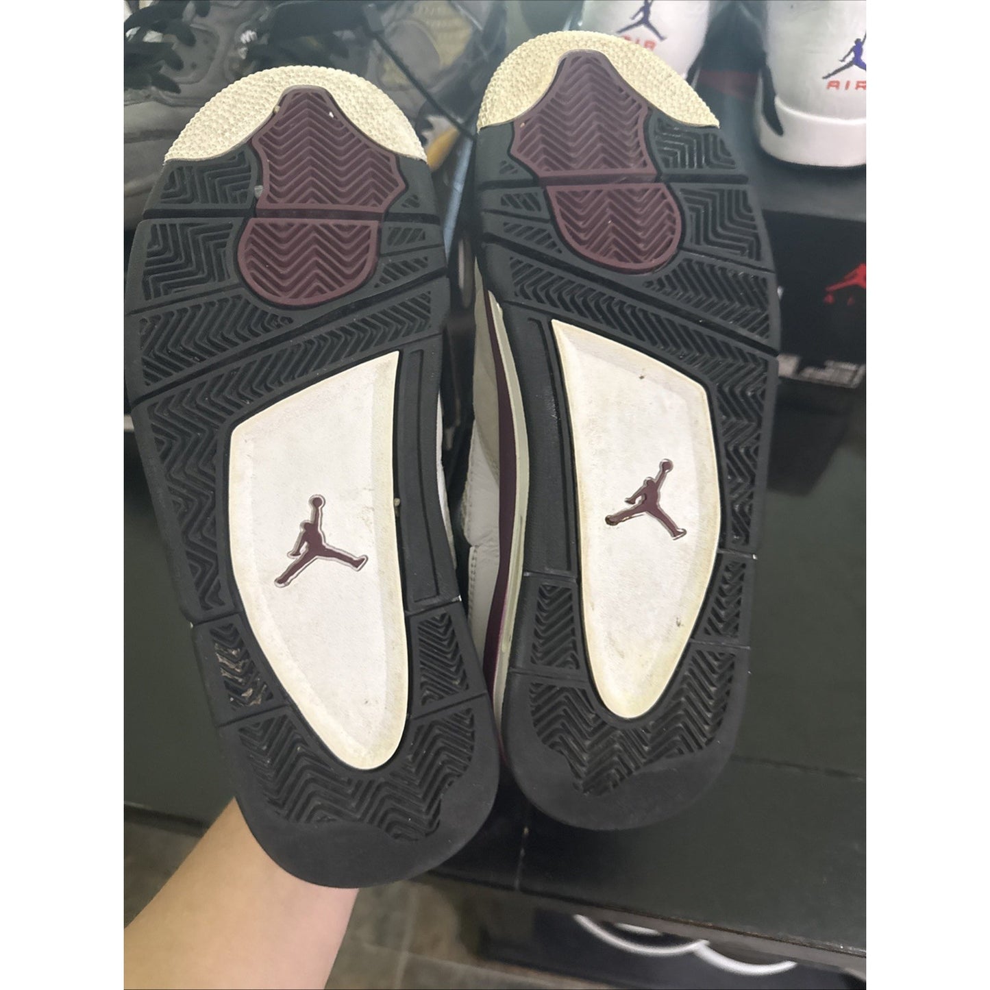 Size 9.5 - Jordan 4 Retro x Paris Saint-Germain Bordeaux 2020