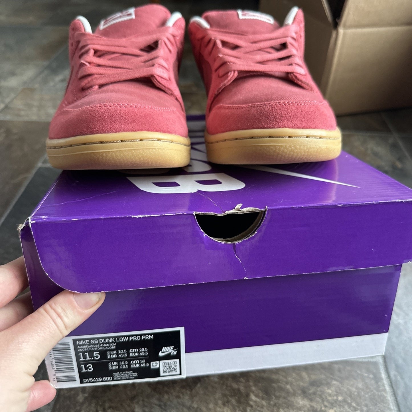 Size 11.5 - Nike Dunk Low SB Adobe 2023