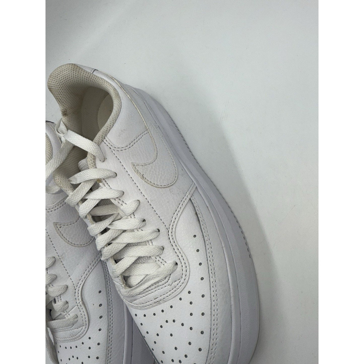 Size 10.5 - Nike Court Vision Alta Triple White W