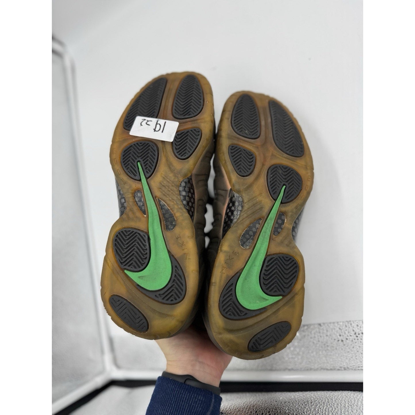 Size 11 - Nike Foamposite Pro Gym Green