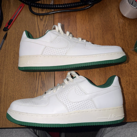 Size 14 - Nike Air Force 1 White Pine Green 2006