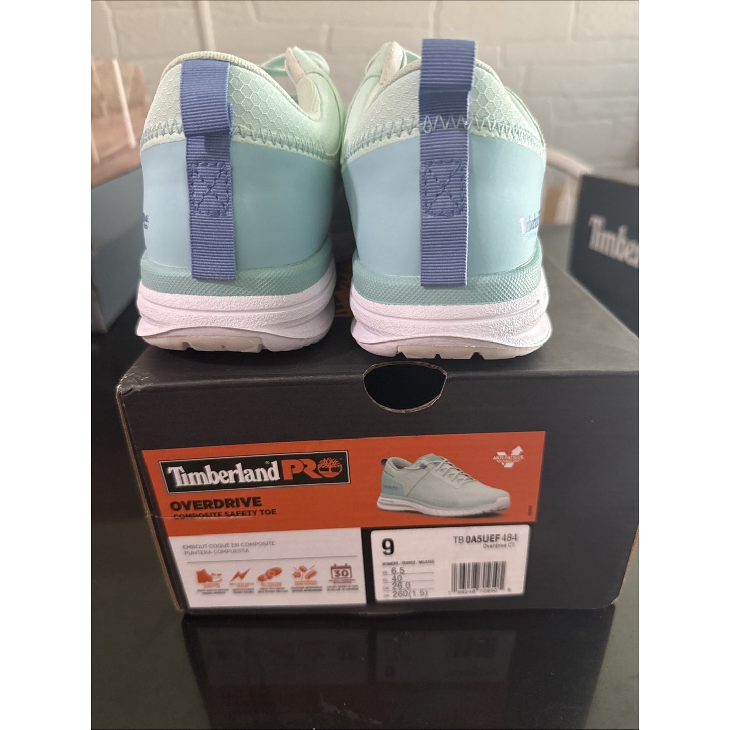 Timberland PRO Overdrive Composite Safety Toe Women’s Sneakers Size 9 NEW