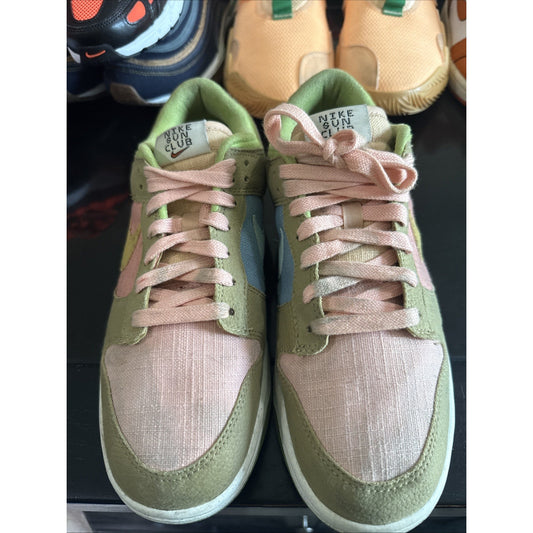 Size 9 - Nike Dunk Low Sun Club - Arctic Orange Sanded Gold NBS229