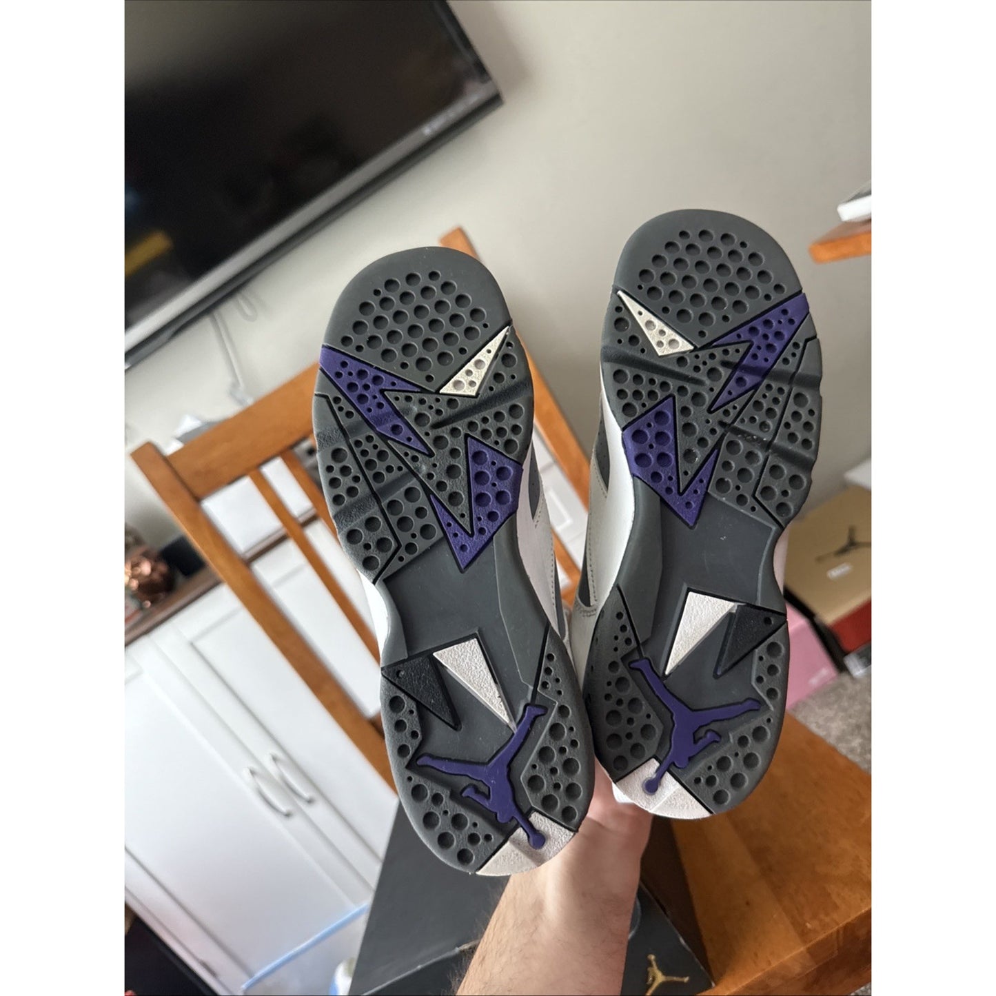 NIKE AIR JORDAN 7 FLINT GS Size 5.5Y DJ2777-100 BS268