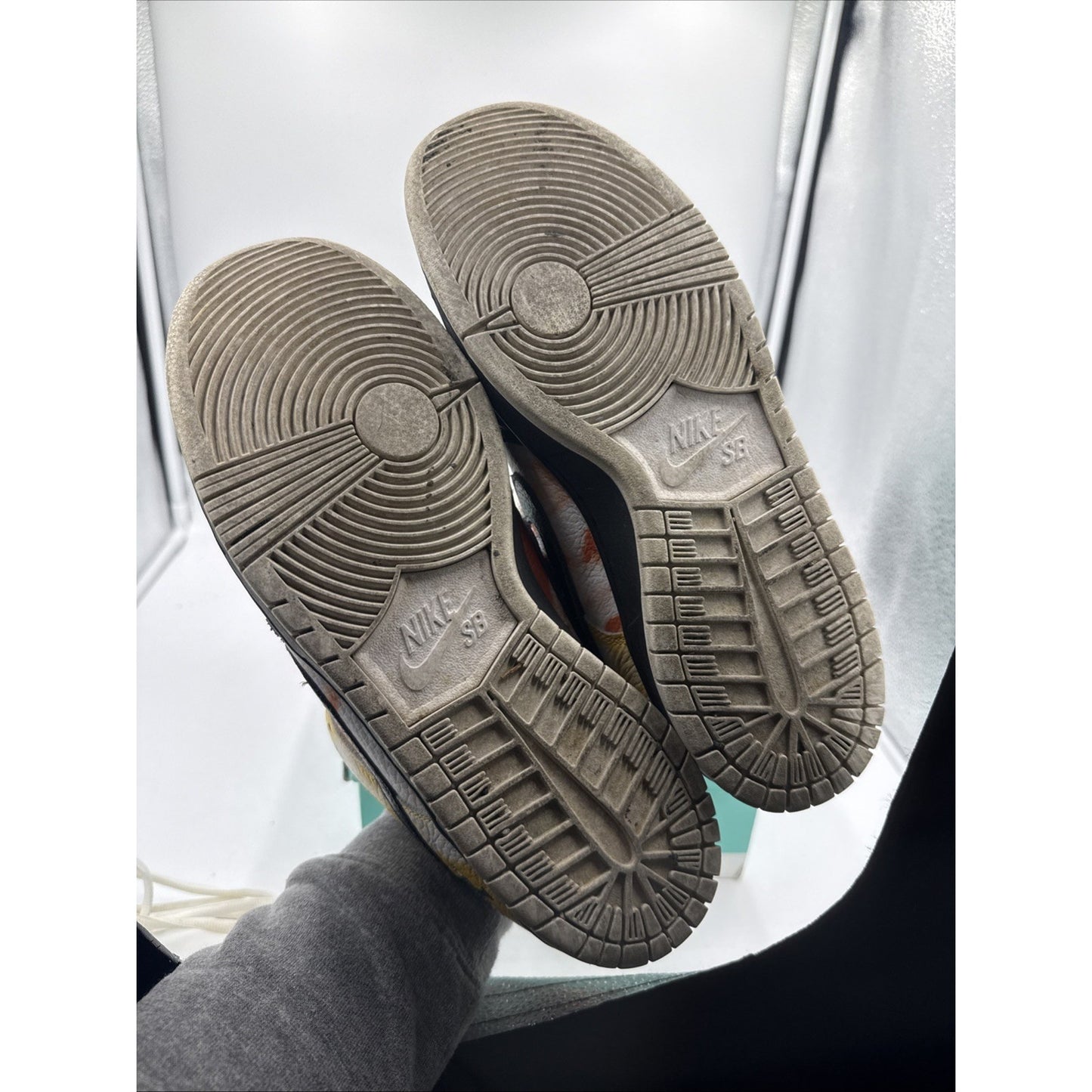 Size 9.5 - Nike Dunk SB Low Tie-Dye Raygun - Black