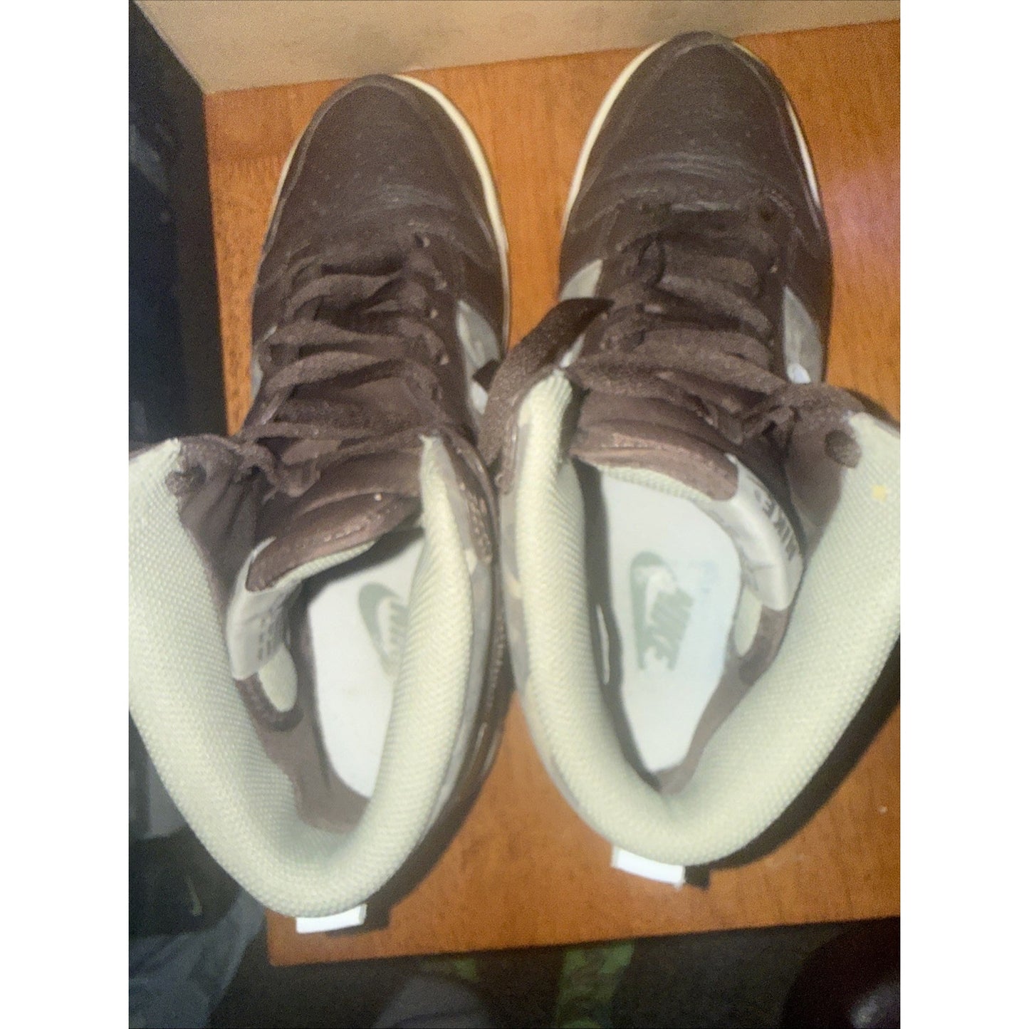 Size 10.5 - Nike Dunk Premium High Brown