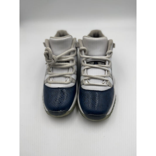 Size 7y (GS) - Jordan 11 Retro 2019 Low Navy Snakeskin NBS330