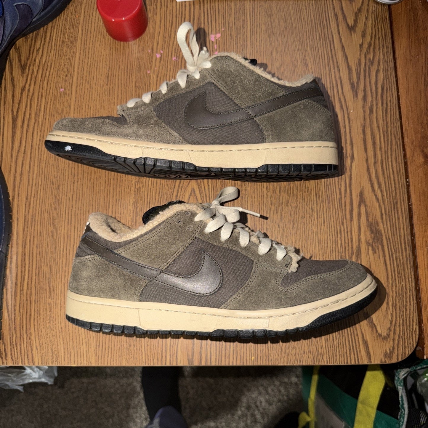 Size 10.5 - Nike Dunk Premium 6.0 Low Sable Green W Rare