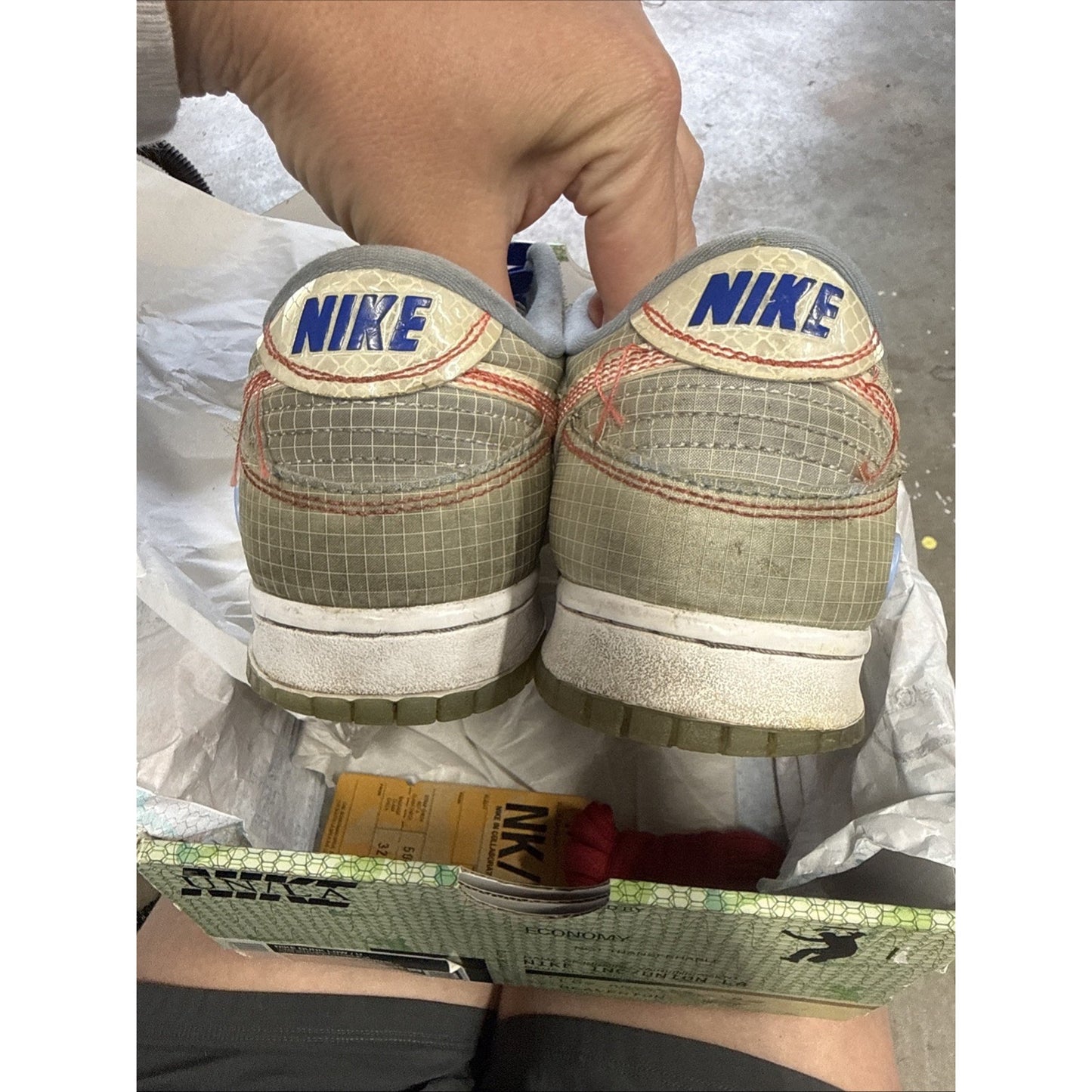 Size 9 - Nike Dunk Low x Union LA Passport Pack - Argon