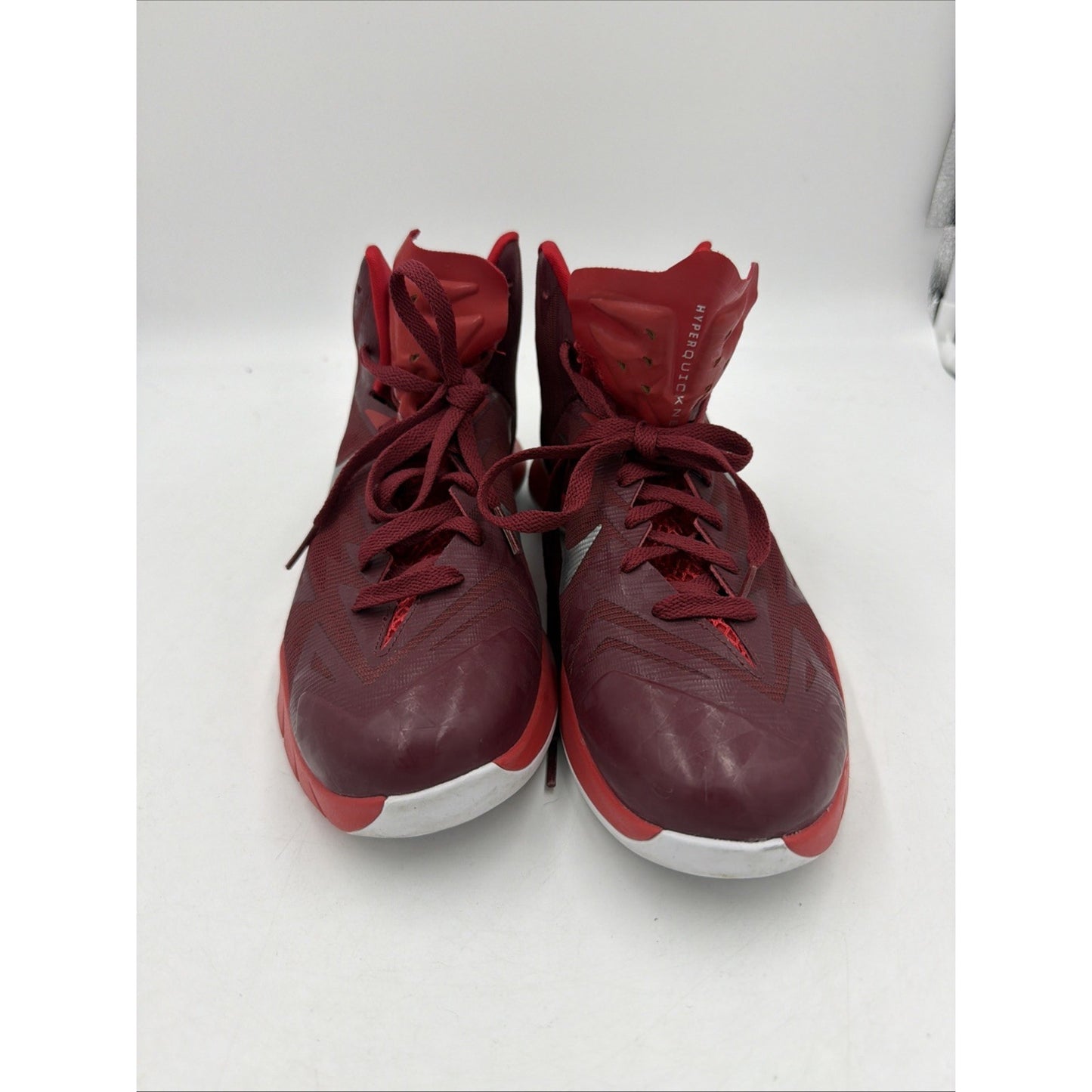 Size 6.5 - Nike Lunar Hyperquickness TB Team Red Silver