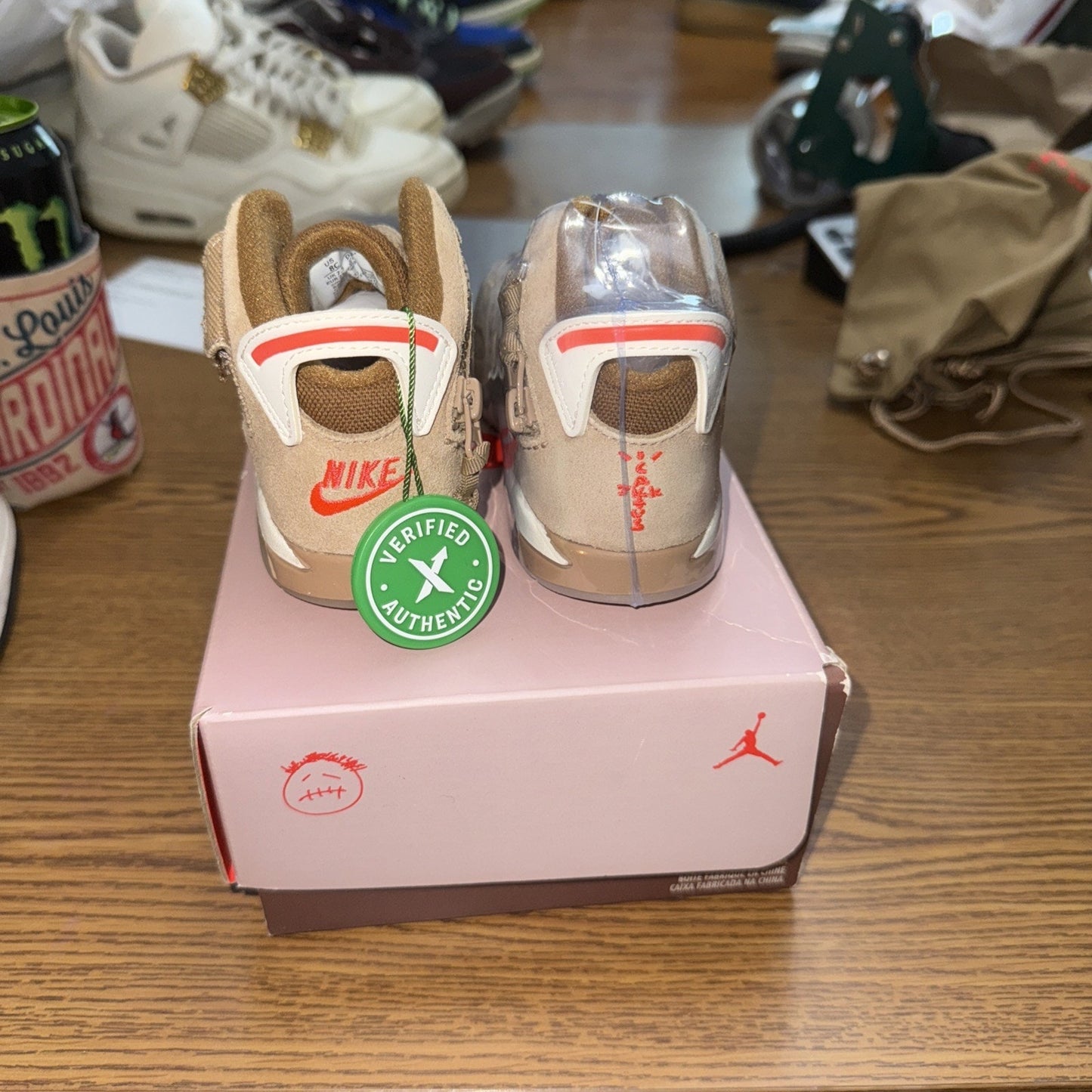 [DH0692-200] TODDLERS AIR JORDAN RETRO 6 'TRAVIS SCOTT BRITISH KHAKI' (TD)