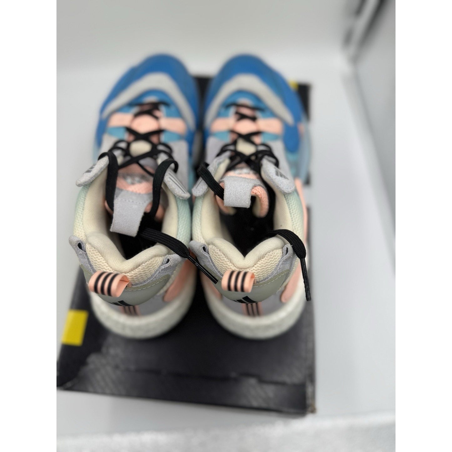 Size 10 - adidas ZoneBoost Aeroblue Clear Orange