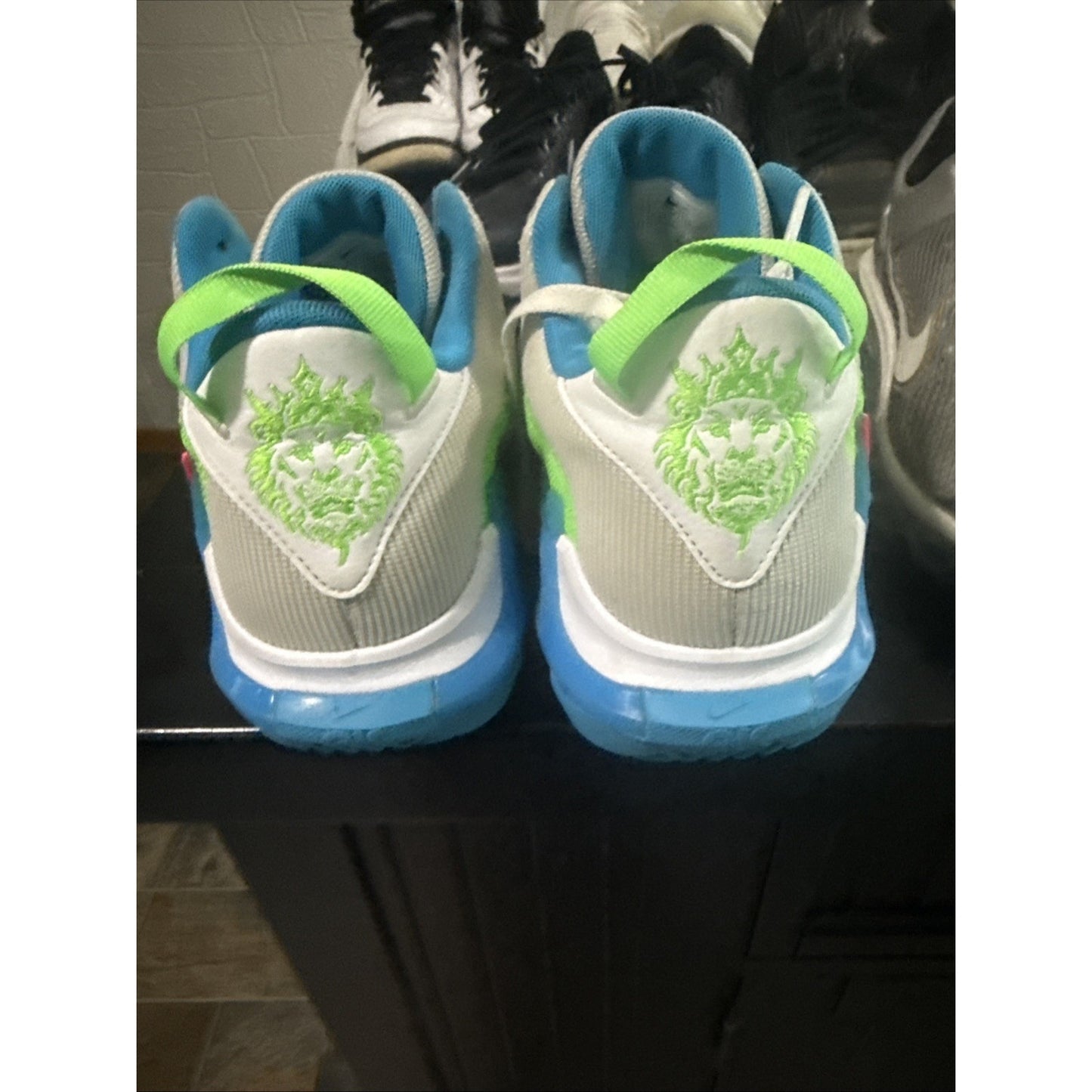 Size 9.5 - Nike LeBron Witness 7 Grey Fog Multi-Color NBS201
